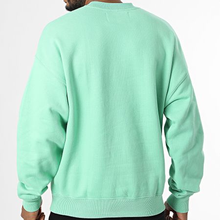 Calvin Klein - Crewneck Oversize Sudadera Grande 3161 Verde claro