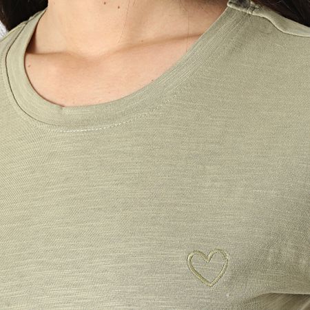 Girls Outfit - Camiseta de tirantes para mujer Verde caqui