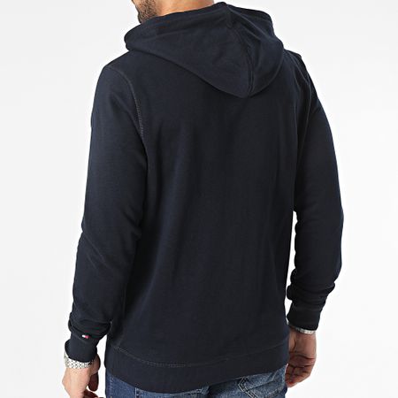 Tommy Hilfiger - 2879 Sudadera con capucha y cremallera Azul Marino