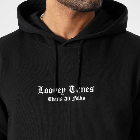Looney Tunes - Sudadera con capucha Taz Graff Negra