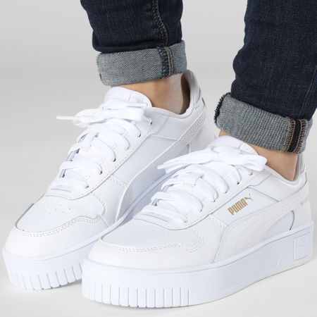 Puma - Carina Street Zapatillas Mujer 389390 Puma Blanco Puma Dorado