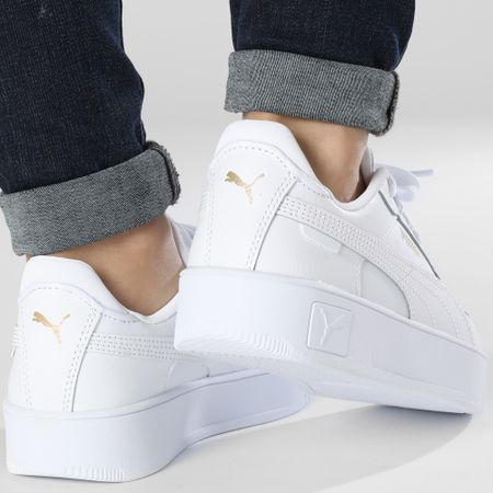 Puma - Carina Street Zapatillas Mujer 389390 Puma Blanco Puma Dorado
