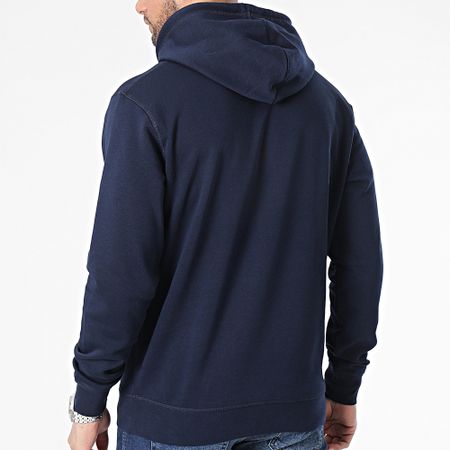 Classic Series - Michigan Sudadera con capucha Azul Marino Amarillo