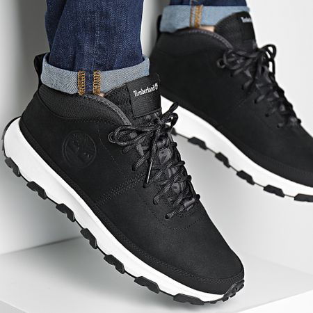 Timberland - Windsor Trail Mid A5TXG Zapatillas nobuck negro