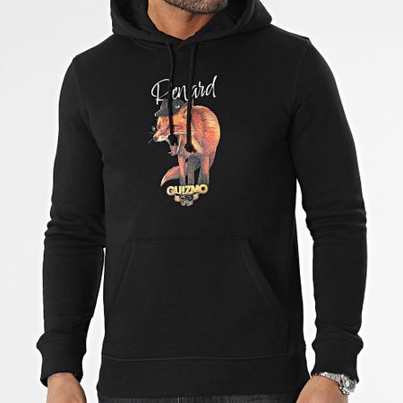 Y et W - Sudadera Ghetto Fox Negra