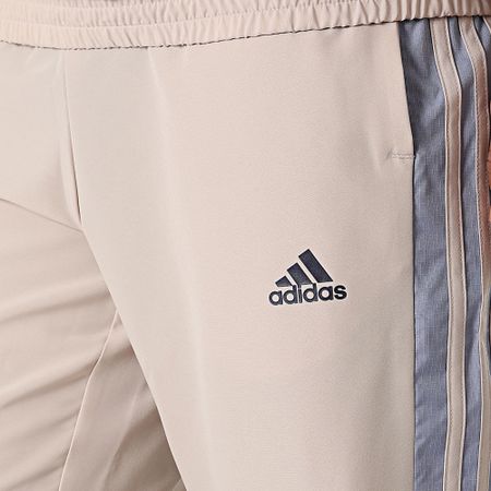 Adidas Performance - Chándal a rayas IC6780 Beige Azul claro