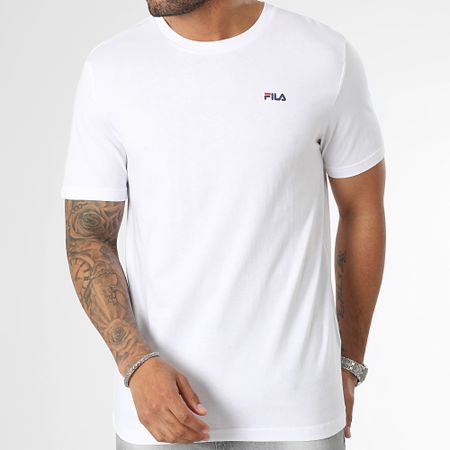 Fila - Lote de 2 camisetas Brod FAM0083 Negro Blanco