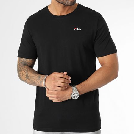 Fila - Lote de 2 camisetas Brod FAM0083 Negro Blanco