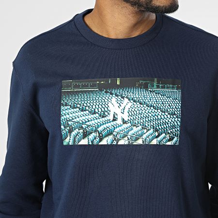 Champion - Sudadera cuello redondo 218920 New York Yankees Azul Marino