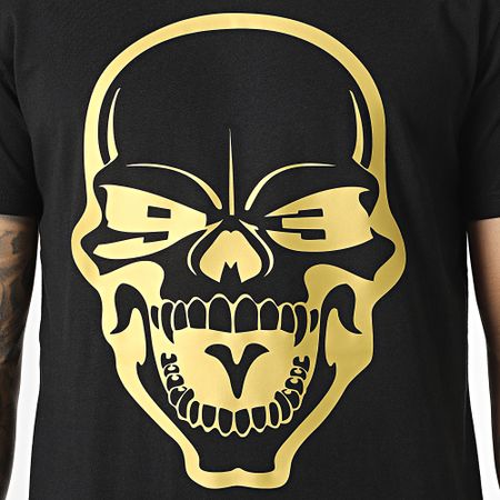 Mac Tyer Untouchable - Camiseta Skull Negro Oro