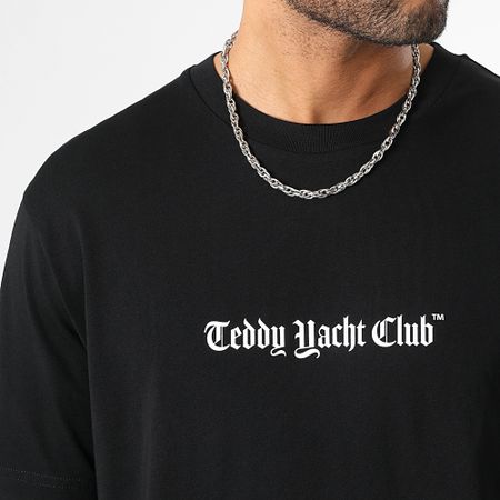Teddy Yacht Club - Oversize Camiseta Large Art3D Series Negro