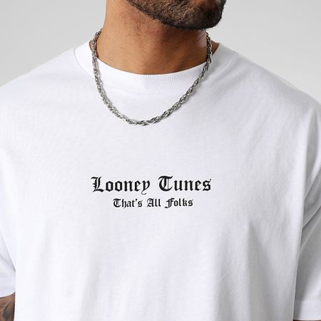 Looney Tunes - Oversize Camiseta Large Bugs Bunny Graff Blanco