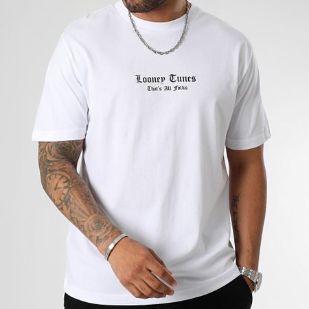 Looney Tunes - Oversize Camiseta Large Bugs Bunny Graff Blanco