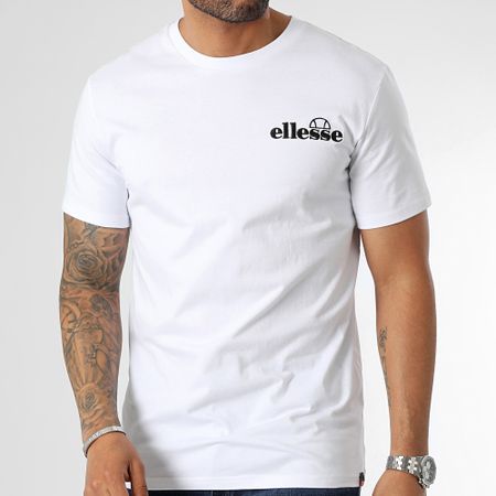 Ellesse - Lote de 2 camisetas Bourne 2 SLB19568 Negro Blanco