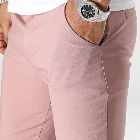 Frilivin - Pantalón chino rosa