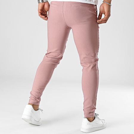Frilivin - Pantalón chino rosa