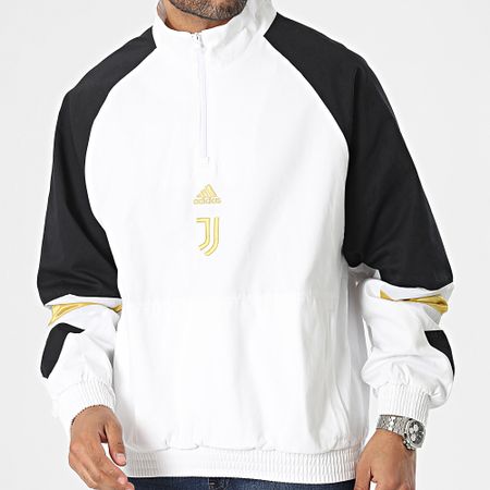 Adidas Performance - Juventus Icon Chaqueta con cremallera HS9805 Blanco Negro