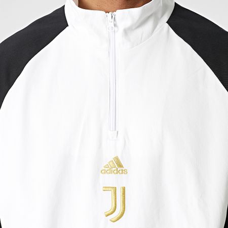 Adidas Performance - Juventus Icon Chaqueta con cremallera HS9805 Blanco Negro