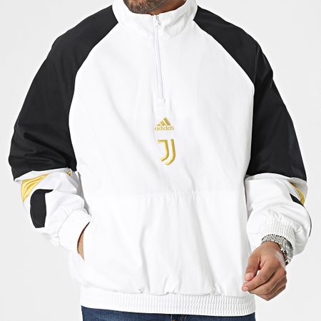 Adidas Performance - Juventus Icon Chaqueta con cremallera HS9805 Blanco Negro