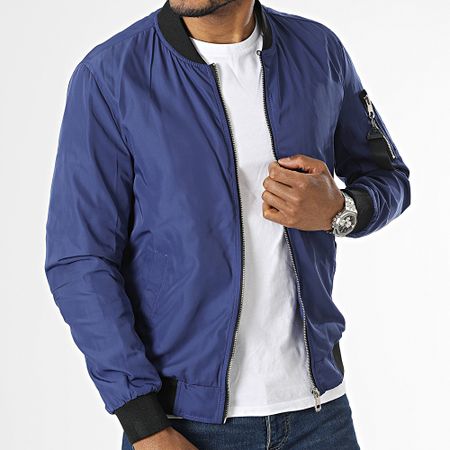 Kymaxx - Chaqueta bomber azul real