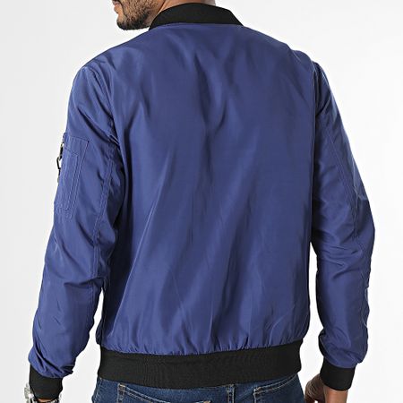 Kymaxx - Chaqueta bomber azul real