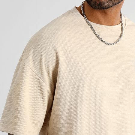 LBO - Camiseta oversize grande 0212 Beige claro