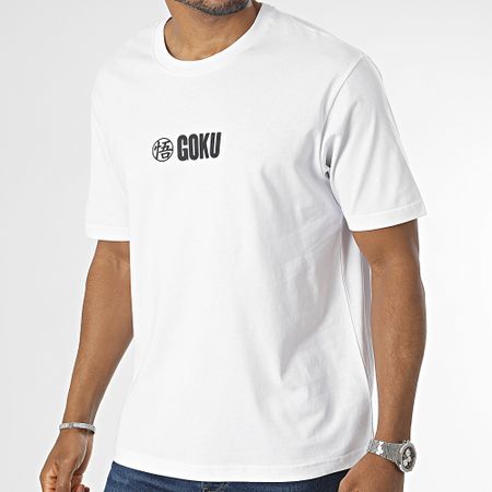 Dragon Ball Z - Camiseta oversize grande Goku blanco