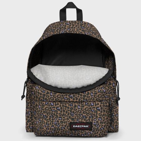 Eastpak - Mochila acolchada floral Pak'r Accentima Beige Leopardo