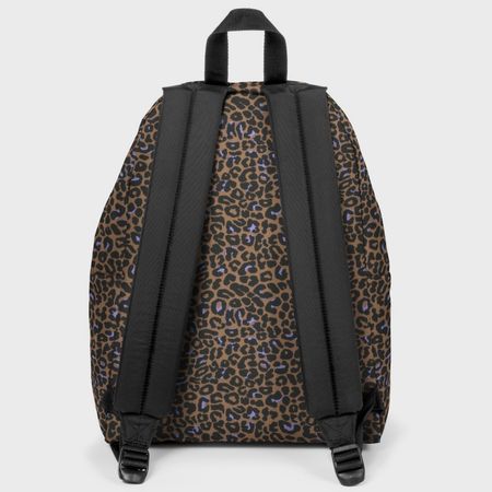 Eastpak - Mochila acolchada floral Pak'r Accentima Beige Leopardo