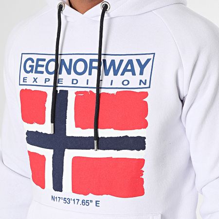 Geographical Norway - Sudadera blanca