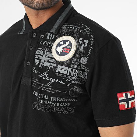 Geographical Norway - Polo de manga corta Negro