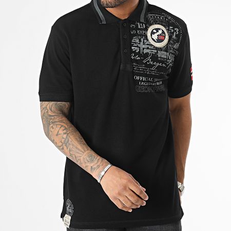 Geographical Norway - Polo de manga corta Negro