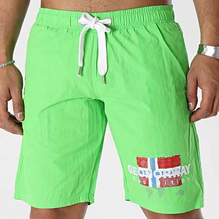 Geographical Norway - Shorts de baño verdes