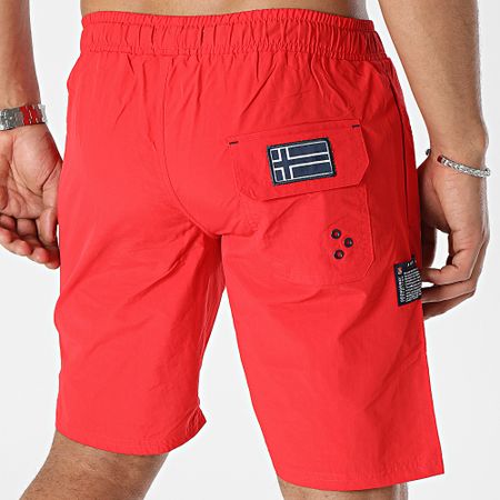 Geographical Norway - Shorts de baño rojos
