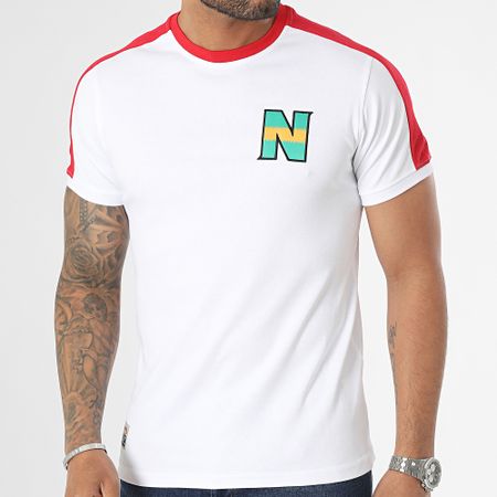 Okawa Sport - Newteam 2 Blanco Camiseta a rayas rojas