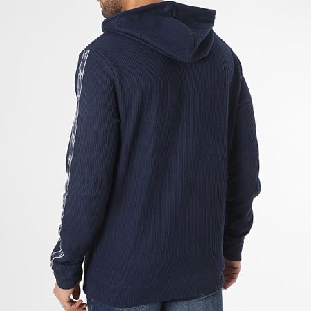 Reebok - Reebok Identity Vector Tape Sudadera con capucha HZ3369 Azul marino