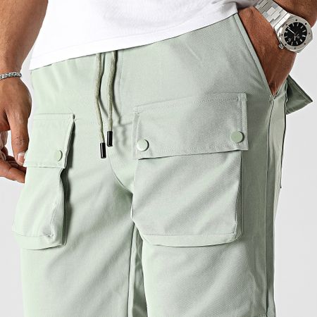 John H - Cargo Shorts Verde Claro