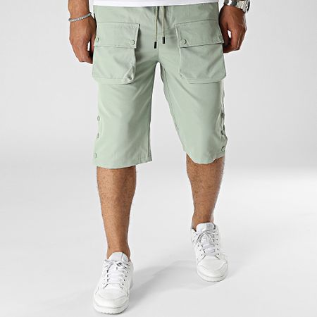John H - Cargo Shorts Verde Claro