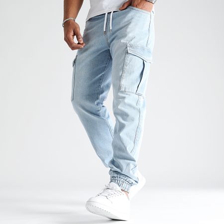LBO - Jogger Pant Relaxed Fit Cargo Jeans 2960 Denim Wash