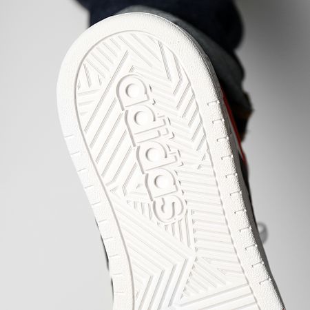 Adidas Originals - Zapatillas Hoops 3 GY5427 Cloud White Collegiate Navy Classic Red