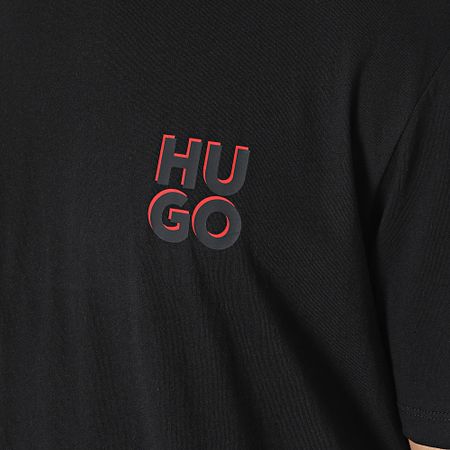 HUGO - Juego de 2 camisetas Dimento 50492550 Negro Blanco