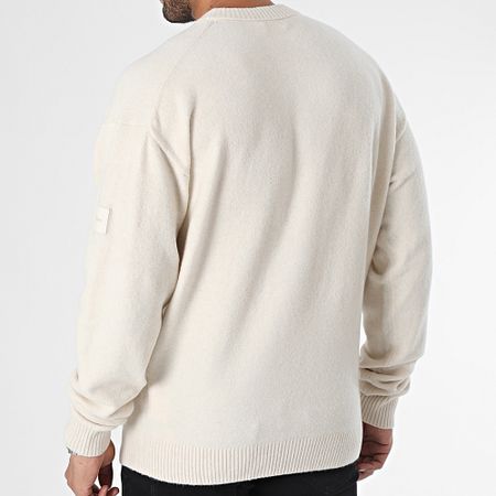 Calvin Klein - Sudadera cuello redondo Lycra Blend Comfort 0401 Beige