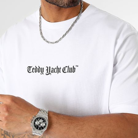 Teddy Yacht Club - Camiseta Oversize Large Art Series Azul Blanco