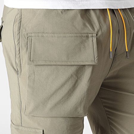 John H - Pantalones cortos cargo caqui verdes