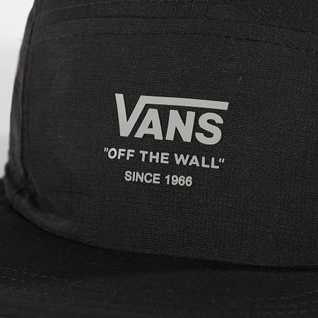 Vans - Gorra 5 Paneles Exterior Negra