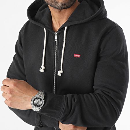 Levi's - Sudadera con capucha y cremallera 34584 Negro