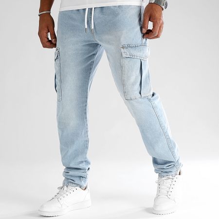 LBO - Pantalón Chándal Relaxed Fit Cargo Jeans 2999 Denim Wash