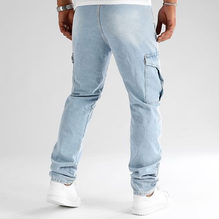 LBO - Pantalón Chándal Relaxed Fit Cargo Jeans 2999 Denim Wash