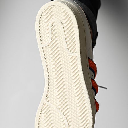 Adidas Originals - Zapatillas Superstar IF7610 Calzado Blanco Naranja Azul Real