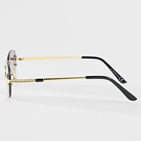 Classic Series - Gafas de sol doradas iridiscentes